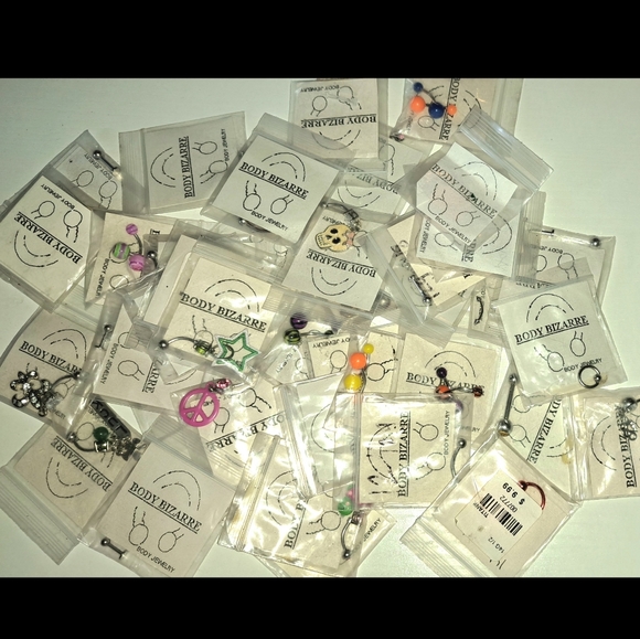 Jewelry - 35 Pieces Of Body Piercing Jewelry